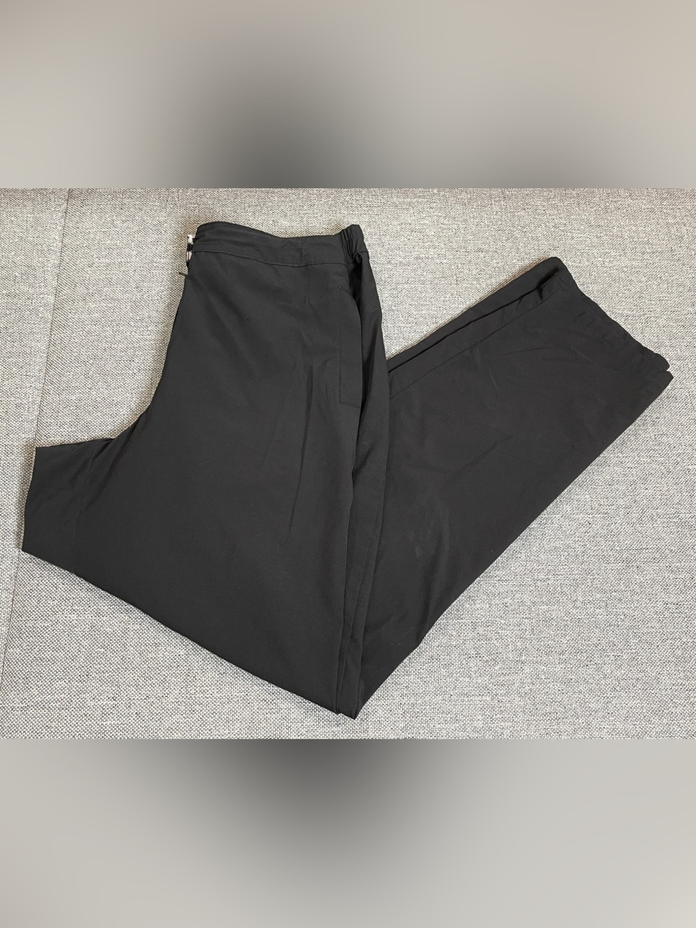 Chicos Zenergy light weight travel‎ pant black size 1 (womans 8)